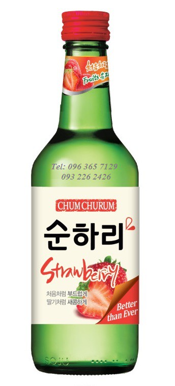 Rượu Soju Chum Churum Strawberry- Soju vị Dâu tây